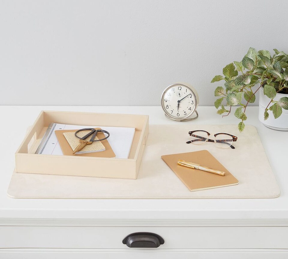 Classic Leather Desk Blotters Pottery Barn Australia